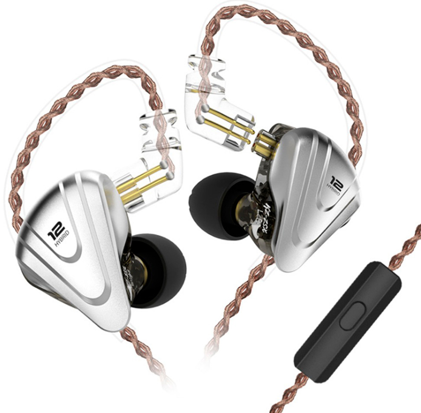 Купить наушники KZ Acoustics ZSX (с микрофоном) черный в Москве, цена